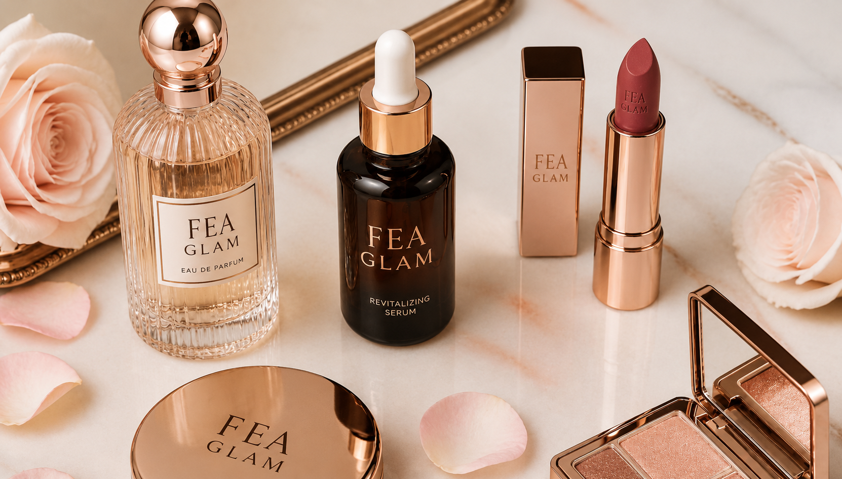 FEA Glam luxury beauty products